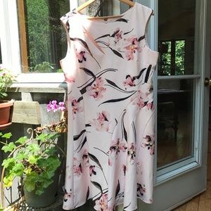 Dress, garden, pink, cocktail